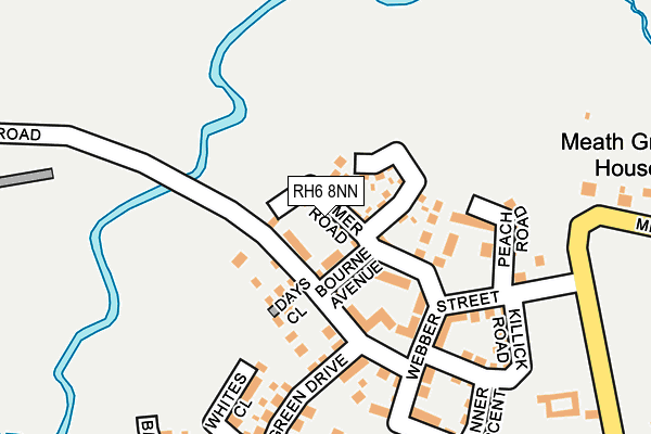 RH6 8NN map - OS OpenMap – Local (Ordnance Survey)