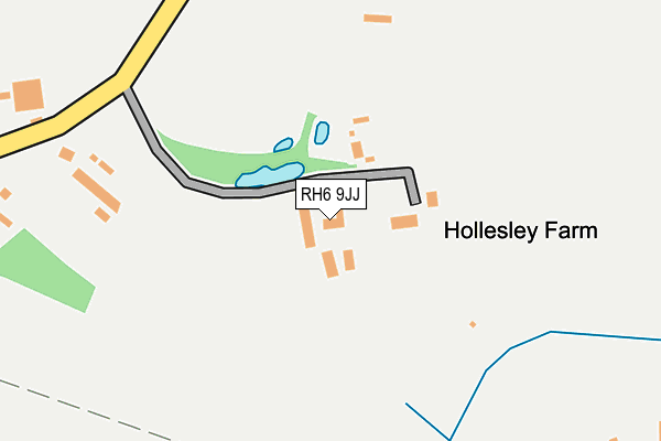 RH6 9JJ map - OS OpenMap – Local (Ordnance Survey)