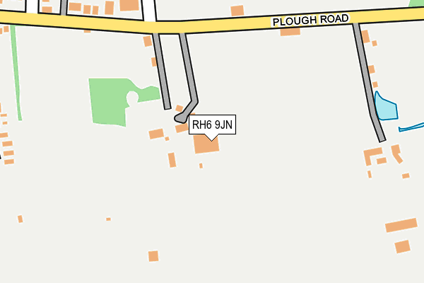 RH6 9JN map - OS OpenMap – Local (Ordnance Survey)