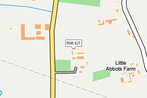 RH6 9JT map - OS OpenMap – Local (Ordnance Survey)