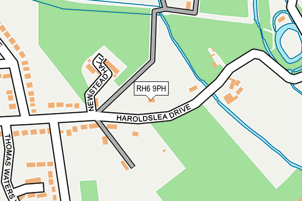 RH6 9PH map - OS OpenMap – Local (Ordnance Survey)