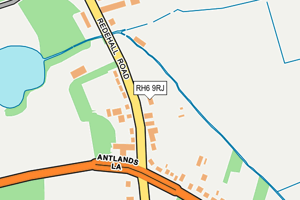 RH6 9RJ map - OS OpenMap – Local (Ordnance Survey)