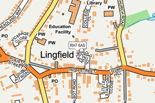 Map of LJFILMSUK LTD at local scale