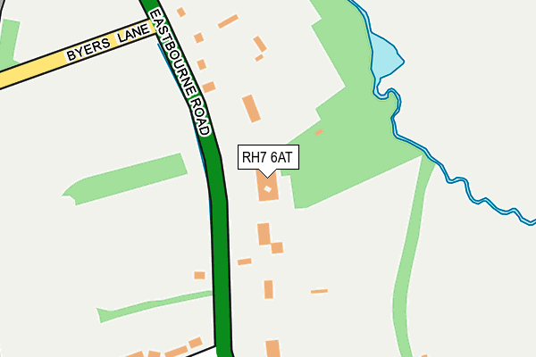 RH7 6AT map - OS OpenMap – Local (Ordnance Survey)