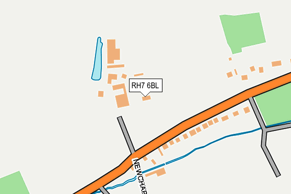 RH7 6BL map - OS OpenMap – Local (Ordnance Survey)