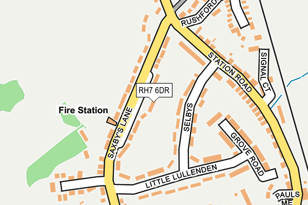 RH7 6DR map - OS OpenMap – Local (Ordnance Survey)