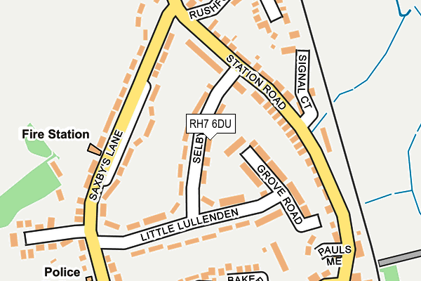 Map of SURREY MAID CLEANER LIMITED at local scale