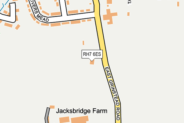 RH7 6ES map - OS OpenMap – Local (Ordnance Survey)