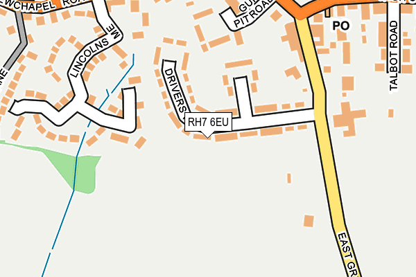 RH7 6EU map - OS OpenMap – Local (Ordnance Survey)