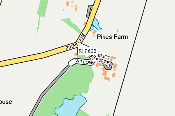 RH7 6GB map - OS OpenMap – Local (Ordnance Survey)