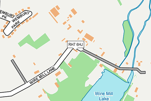 RH7 6HJ map - OS OpenMap – Local (Ordnance Survey)