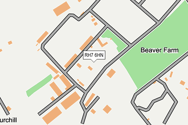 RH7 6HN map - OS OpenMap – Local (Ordnance Survey)