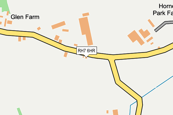 RH7 6HR map - OS OpenMap – Local (Ordnance Survey)