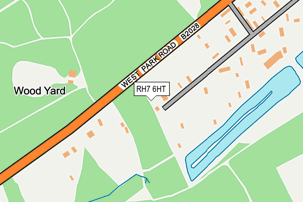 RH7 6HT map - OS OpenMap – Local (Ordnance Survey)