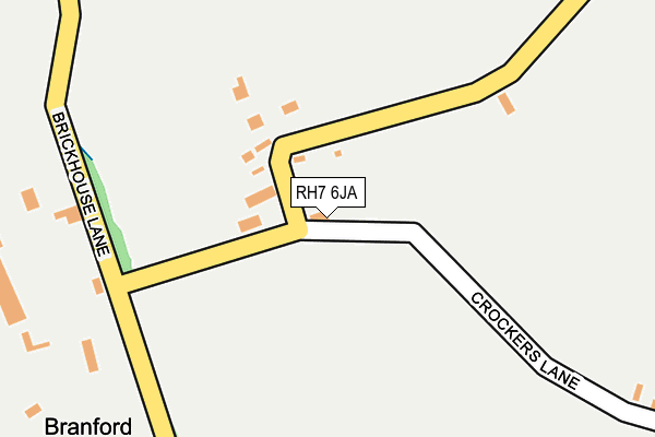 RH7 6JA map - OS OpenMap – Local (Ordnance Survey)