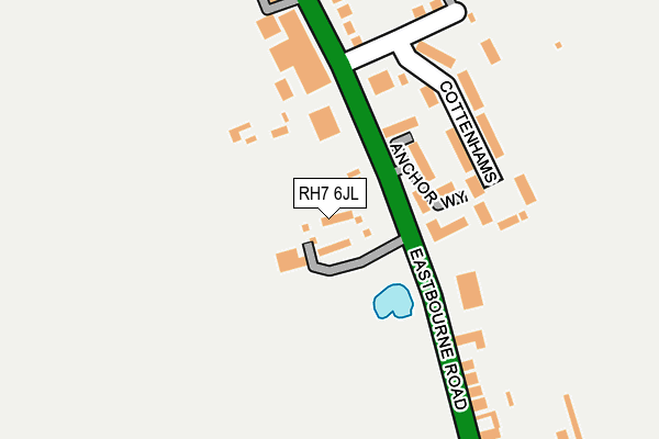 RH7 6JL map - OS OpenMap – Local (Ordnance Survey)