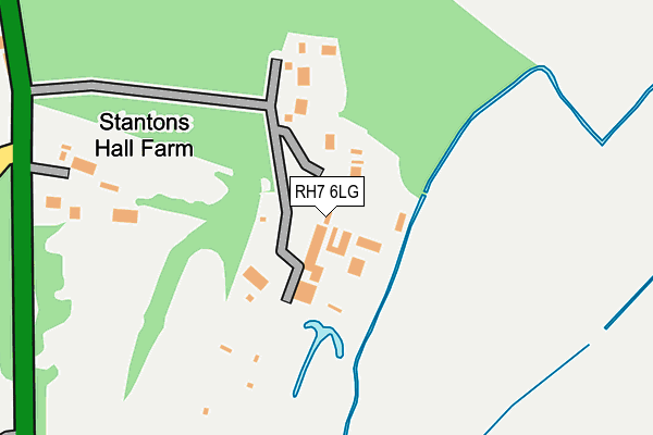RH7 6LG map - OS OpenMap – Local (Ordnance Survey)