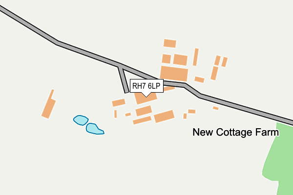 RH7 6LP map - OS OpenMap – Local (Ordnance Survey)