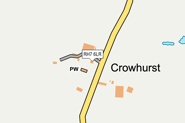 RH7 6LR map - OS OpenMap – Local (Ordnance Survey)