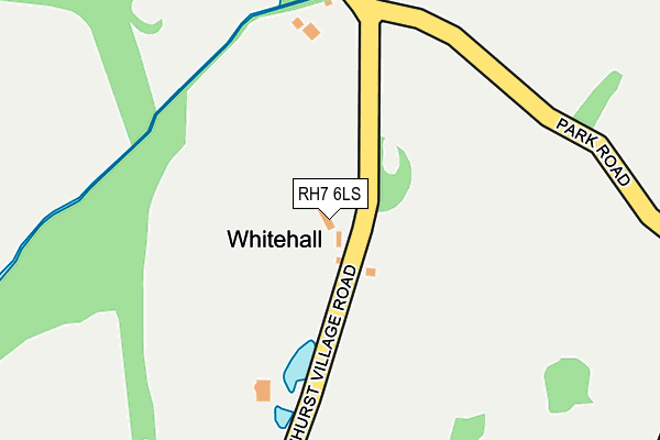 RH7 6LS map - OS OpenMap – Local (Ordnance Survey)