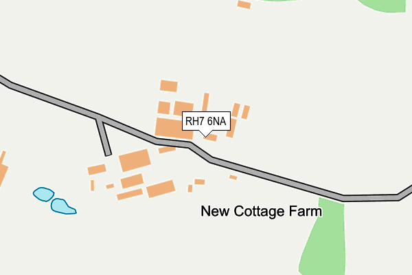 RH7 6NA map - OS OpenMap – Local (Ordnance Survey)