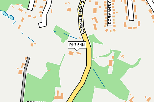 RH7 6NN map - OS OpenMap – Local (Ordnance Survey)