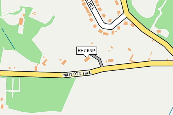 RH7 6NP map - OS OpenMap – Local (Ordnance Survey)