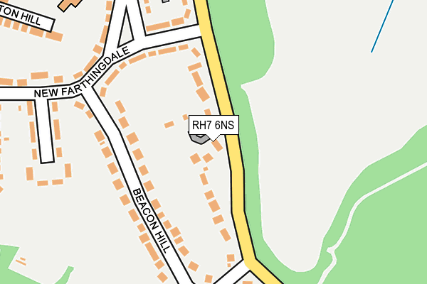 RH7 6NS map - OS OpenMap – Local (Ordnance Survey)