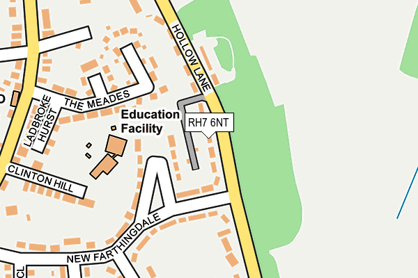 RH7 6NT map - OS OpenMap – Local (Ordnance Survey)