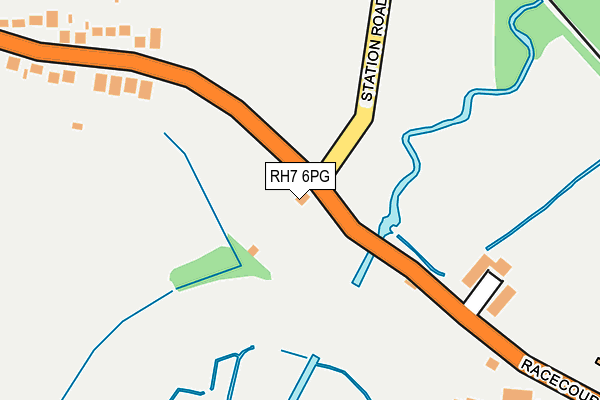 RH7 6PG map - OS OpenMap – Local (Ordnance Survey)