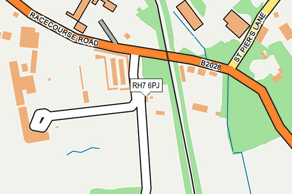 RH7 6PJ map - OS OpenMap – Local (Ordnance Survey)