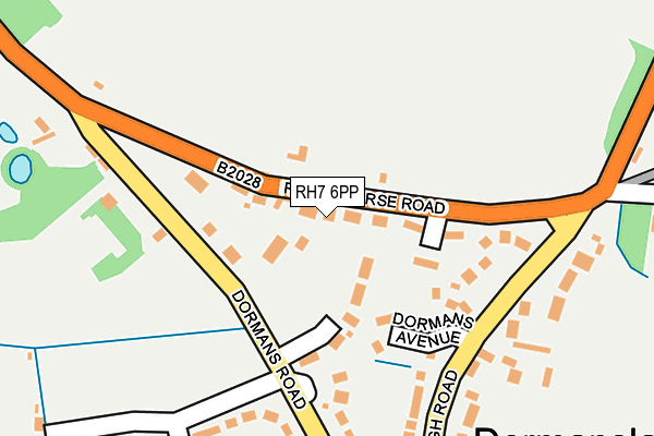 RH7 6PP map - OS OpenMap – Local (Ordnance Survey)