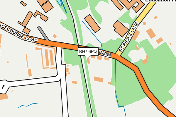 RH7 6PQ map - OS OpenMap – Local (Ordnance Survey)