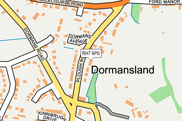 RH7 6PS map - OS OpenMap – Local (Ordnance Survey)