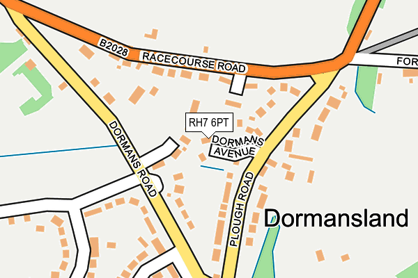 RH7 6PT map - OS OpenMap – Local (Ordnance Survey)