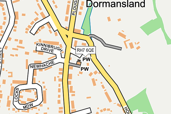 RH7 6QE map - OS OpenMap – Local (Ordnance Survey)