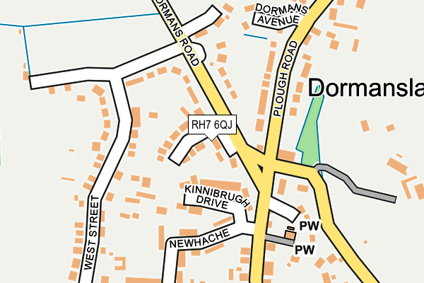 RH7 6QJ map - OS OpenMap – Local (Ordnance Survey)