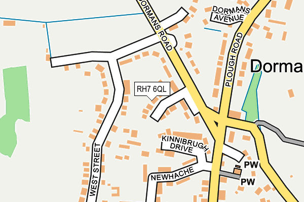 RH7 6QL map - OS OpenMap – Local (Ordnance Survey)
