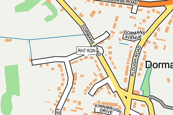 RH7 6QN map - OS OpenMap – Local (Ordnance Survey)