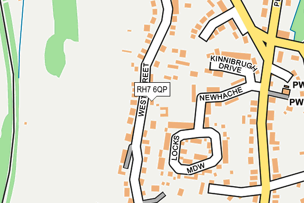 RH7 6QP map - OS OpenMap – Local (Ordnance Survey)