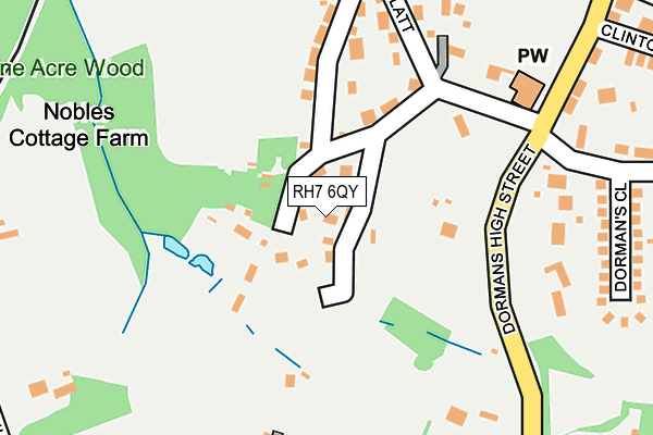 RH7 6QY map - OS OpenMap – Local (Ordnance Survey)