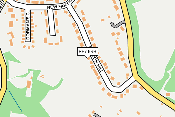 RH7 6RH map - OS OpenMap – Local (Ordnance Survey)