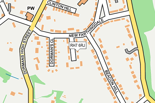 RH7 6RJ map - OS OpenMap – Local (Ordnance Survey)