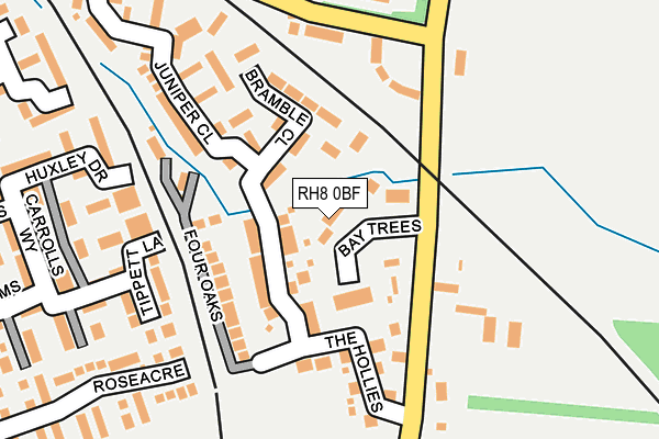 Map of THE VELO BARN (WESTERHAM) LTD at local scale