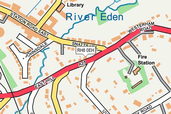 RH8 0EH map - OS OpenMap – Local (Ordnance Survey)