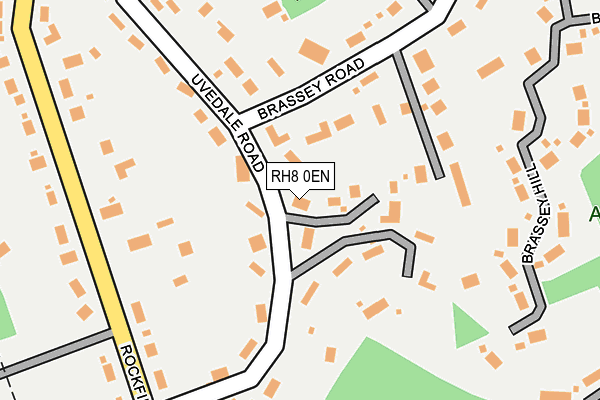 RH8 0EN map - OS OpenMap – Local (Ordnance Survey)