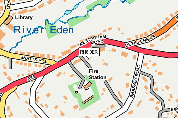 RH8 0ER map - OS OpenMap – Local (Ordnance Survey)