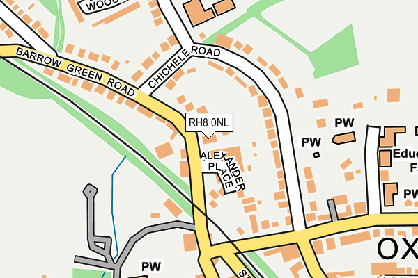 RH8 0NL map - OS OpenMap – Local (Ordnance Survey)