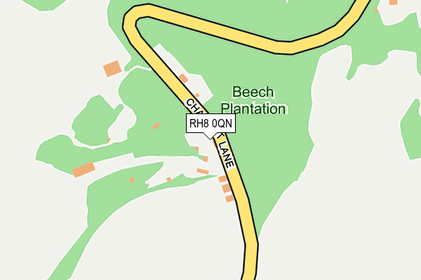 RH8 0QN map - OS OpenMap – Local (Ordnance Survey)