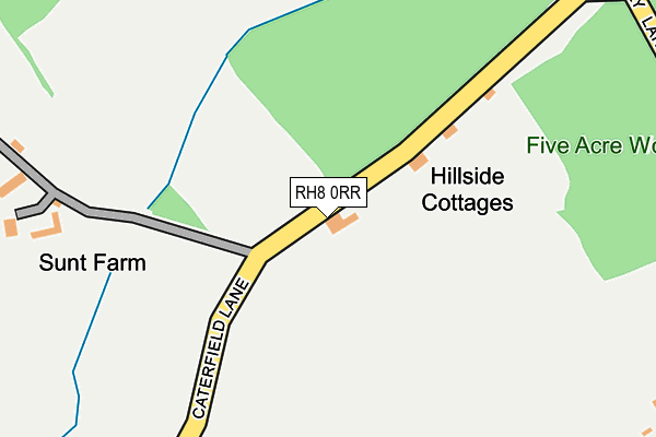 RH8 0RR map - OS OpenMap – Local (Ordnance Survey)